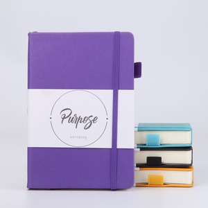 Diario personalizzato stampa a colori produttori di taccuini rigidi blocco note fascia elastica in pelle in stock diario scopo copertina rigida - Product Image 3