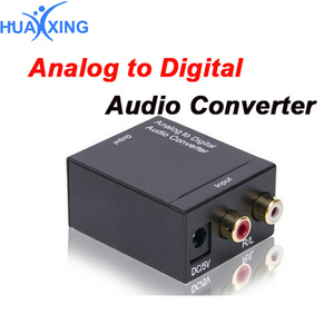 ADC de analógico a digital de Audio convertidor RCA de 3,5mm a óptico spdif Coaxial fibra Toslink adaptador con Cable óptico - Product Image 5