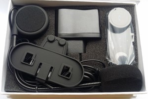 800m del intercomunicador del casco de la motocicleta auriculares intercomunicador de Bluetooth de manos libres con Radio FM - Product Image 4