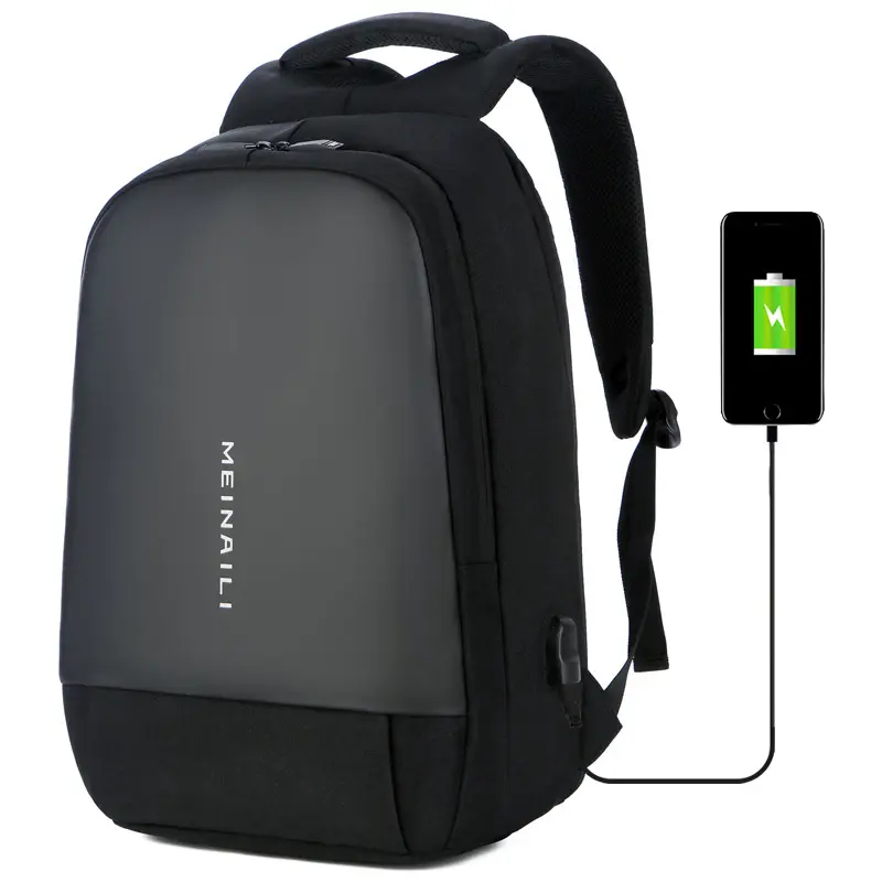 Güvenli sırt Anti hırsızlık Usb şarj seyahat aydınlık hırsızlığa karşı sırt çantası Usb şarj aleti su geçirmez sırt çantası Laptop çantası