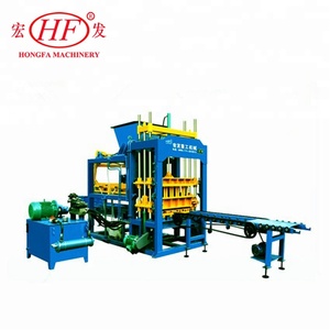 <strong>Qt5</strong>-15 Automatic Concrete <strong>Interlocking</strong> Hollow Brick <strong>Block</strong> Making <strong>Machine</strong> with Core Components-PLC Pump Engine Gearbox Bearing - Product Image 6