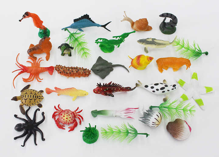 Realistic Mini Plastic Marine Ocean Sea Animals Model Toy