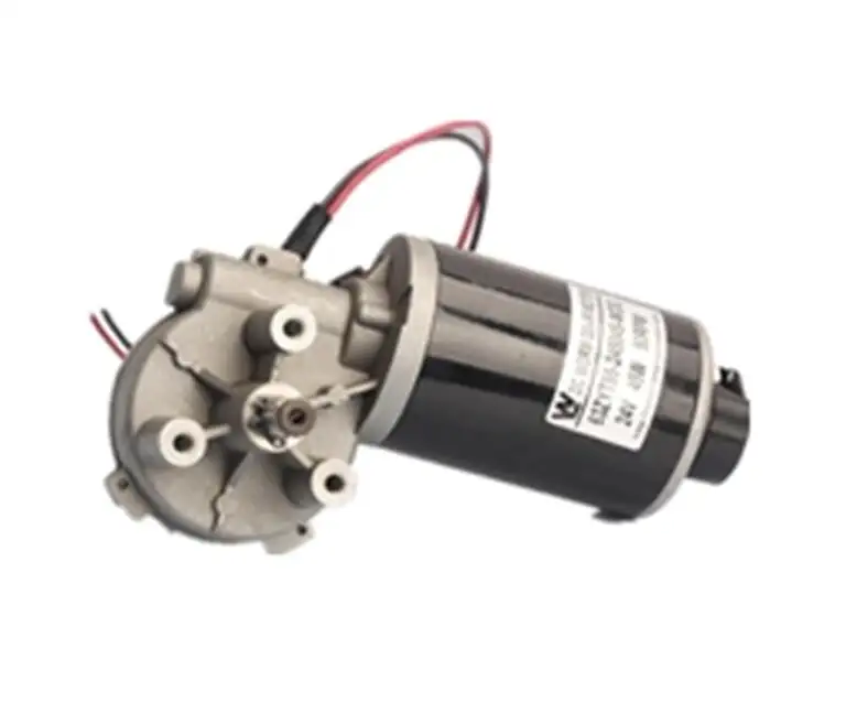 Motor da engrenagem do metal da minhoca 12v dc com codificador