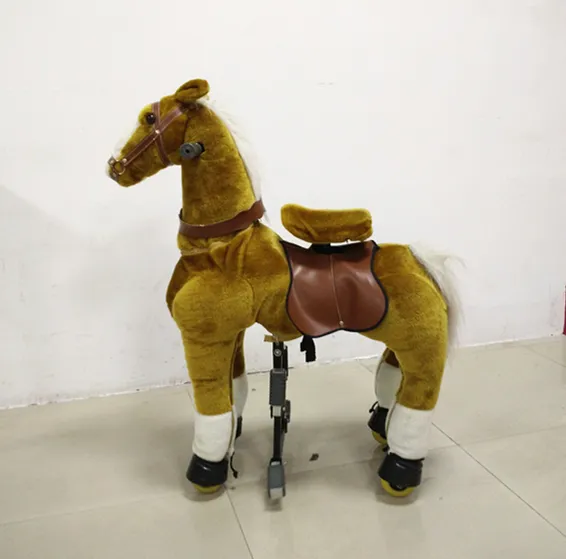 Animal Ride Walking Toy Mechanical Riding Horse On Toy Wheels For Kid And Adult