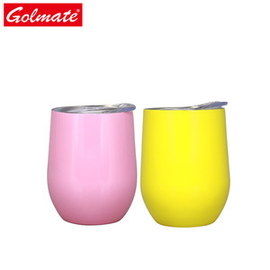 แก้วมีฝาปิดสแตนเลสฉนวนไข่รูปร่างถ้วยแก้ว - Product Image 2
