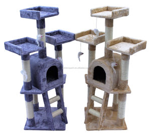 Kitten Cat Tree Scratch Post Sisal Toy Activity Centre with cat <strong>nip</strong> - Product Image 4