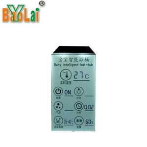 Módulo gráfico de medidor pequeño, pantalla LCD de segmento de personaje monocromático con módulo de control