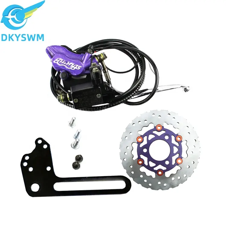 Kit de motor de motocicleta eléctrica, kit de modificación de bicicleta eléctrica popular, modificación de freno hidráulico ABS antibloqueo