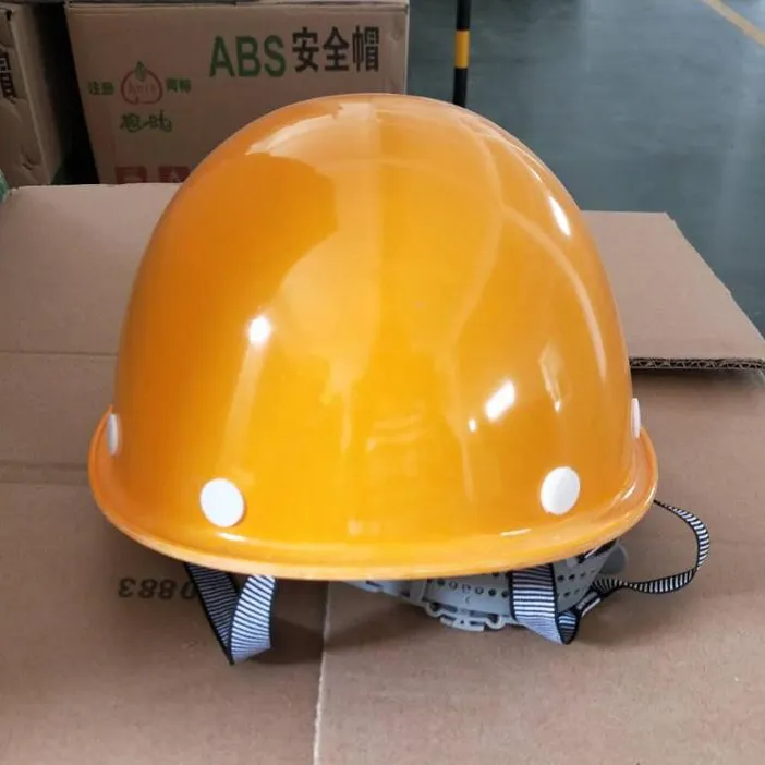 De fibra de vidrio industrial trabajando duro sombrero cascos de seguridad para fundición usando