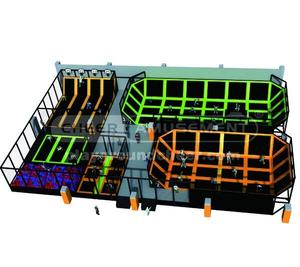 Vui Chơi Giải Trí Công Viên Bạt Lò Xo Nóng Với Hố Xốp Bóng Rổ Bóng Đá Dodge Bóng Thiết Bị Sân Chơi Trong Nhà Tùy Chỉnh CN;JIA - Product Image 3