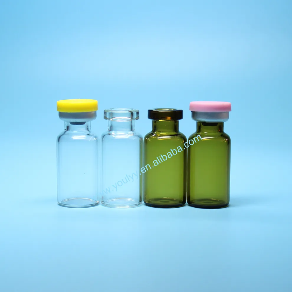 GMP Certificato Farmaceutico Piccola Bottiglia di Vetro Iniezione Liofilizzata Cosmetici Uso Quotidiano