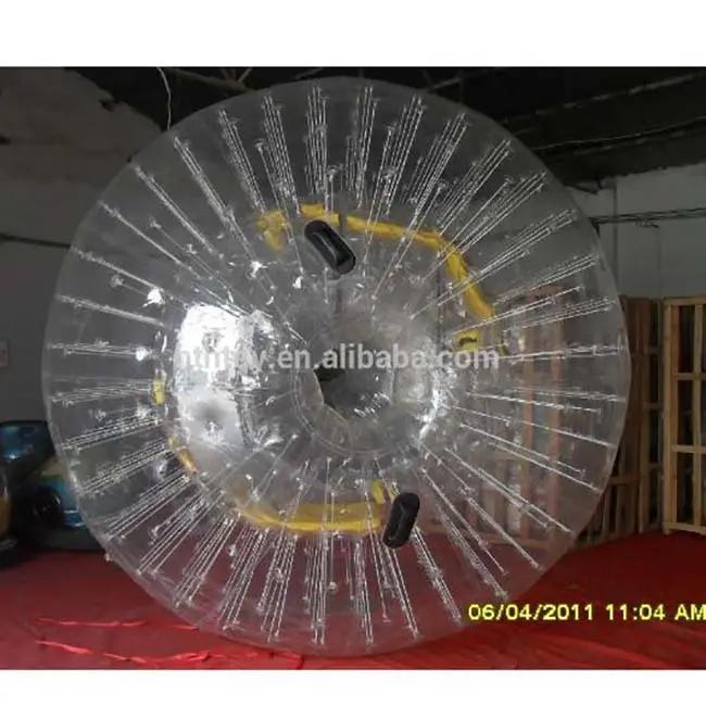 Zorbing en tierra inflable Bola de parachoques para los niños