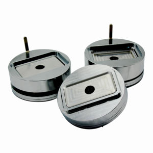 Rettangolo di 50x90 millimetri di alluminio del metallo distintivo che fa la macchina muffa - Product Image 1