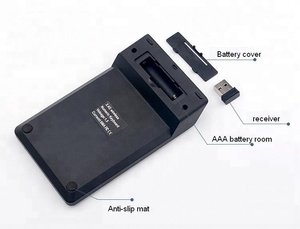 Tastiere numeriche personalizzate 18 tasti numero tastierino chiave 19 tasti tastiera numerica 17 tasti Mini sottile 2.4G tastiera numerica Wireless USB