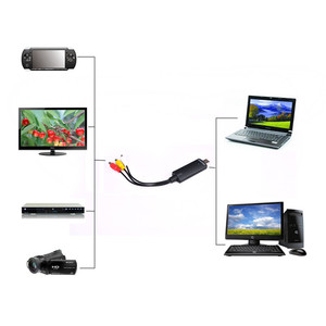 USB 2.0音频帽适配器AV DV数据USB视频采集卡安卓视窗OBS微型USB DC输入支持直播MP4 - Product Image 4