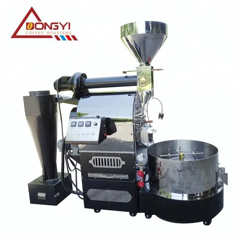 Available Stock-Commercial Coffee Roaster with 5KG 6kg batch capacity, Coffee Bean Roasting Machines, Coffee Roaster 6Kg