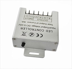 360W 36A RF RGB 24 Schlüssel Controller für LED Streifen Modul RF Fernbedienung 12V 24V Control - Product Image 3