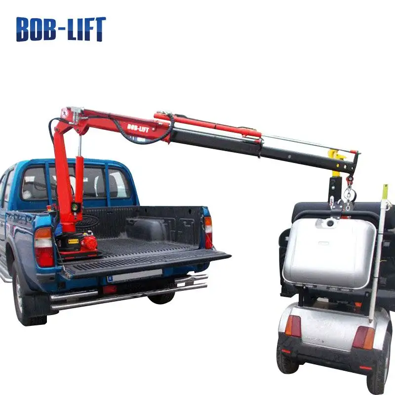 Electric mini pickup truck lift mobile crane 500 kg SQ08A4