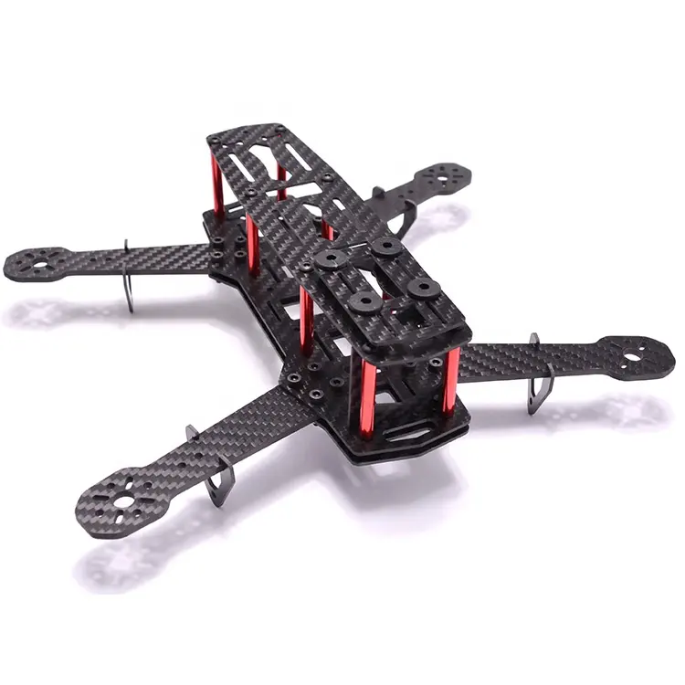 ZMR250/QAV250 250 के साथ 250mm 3mm/4mm हाथ FPV के लिए कार्बन फाइबर Quadcopter फ़्रेम किट गबन