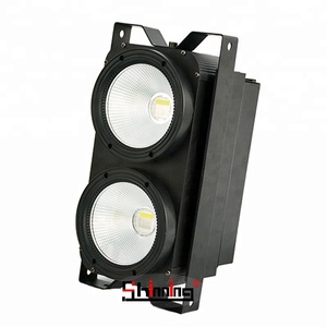 Led DJ ışıkları izleyici beyaz DMX 2*100W LED 200W sıcak beyaz 2in1 COB kör ışık - Product Image 3