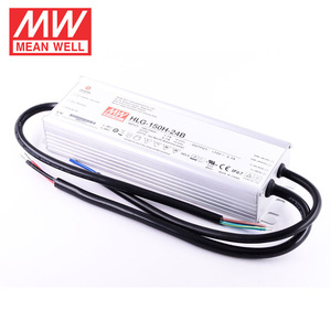 Meanwell 150 W 24 V kısılabilir LED sürücüsü Su Geçirmez IP67 HLG-150H-24B Sabit Voltaj + Sabit Akım - Product Image 1