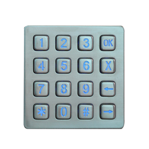 Teclado de matriz 4x4, cerradura de puerta eléctrica Industrial, teclado numérico iluminado - Product Image 3
