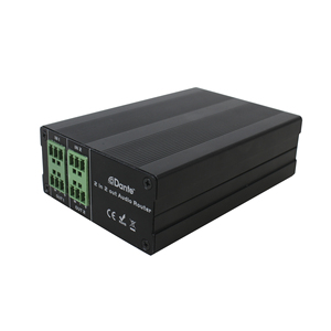 Dante Network <strong>Interface</strong> 2 in 2 Out <strong>Audio</strong> Transmitter with CAT5/<strong>6</strong> Connector,DC 12V and PoE Power Supply,controlled by Audinate - Product Image 6