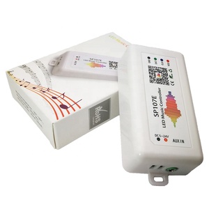 Светодиодный аккорд Blue tooth BT APP WS2811 WS2812 RGBW RGB адресуемый ws2812B пиксельный музыкальный контроллер SP107E - Product Image 5