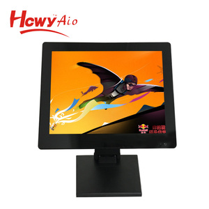 Monitor LCD de 15 pulgadas, monitor de computadora de escritorio de relación 4:3, monitor de pantalla táctil VGA USB - Product Image 3