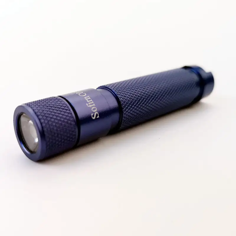 Sofirn C01S alüminyum LED el feneri Mini cep taşınabilir Torch lambası LED kalem ışık su geçirmez Penlight kalem klipsi ve AAA