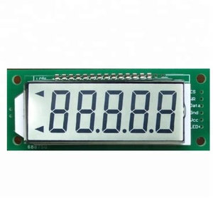 Taidacent SPI Retroilluminazione Blu 6 Cifre 8 Segmento di Carattere Display LCD Caricabatteria HT1621 Display LCD - Product Image 1