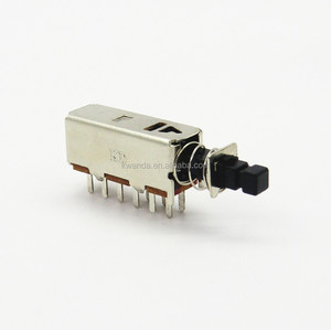 Interruttore a pulsante PCB a 12 Pin interruttore DPDT a blocco automatico direzione PS-42F06 blocco automatico - Product Image 1