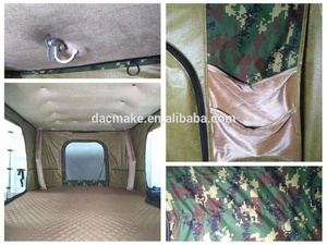 Q02-M家族キャンプ屋根車テント製造用キャンバス2-3人用