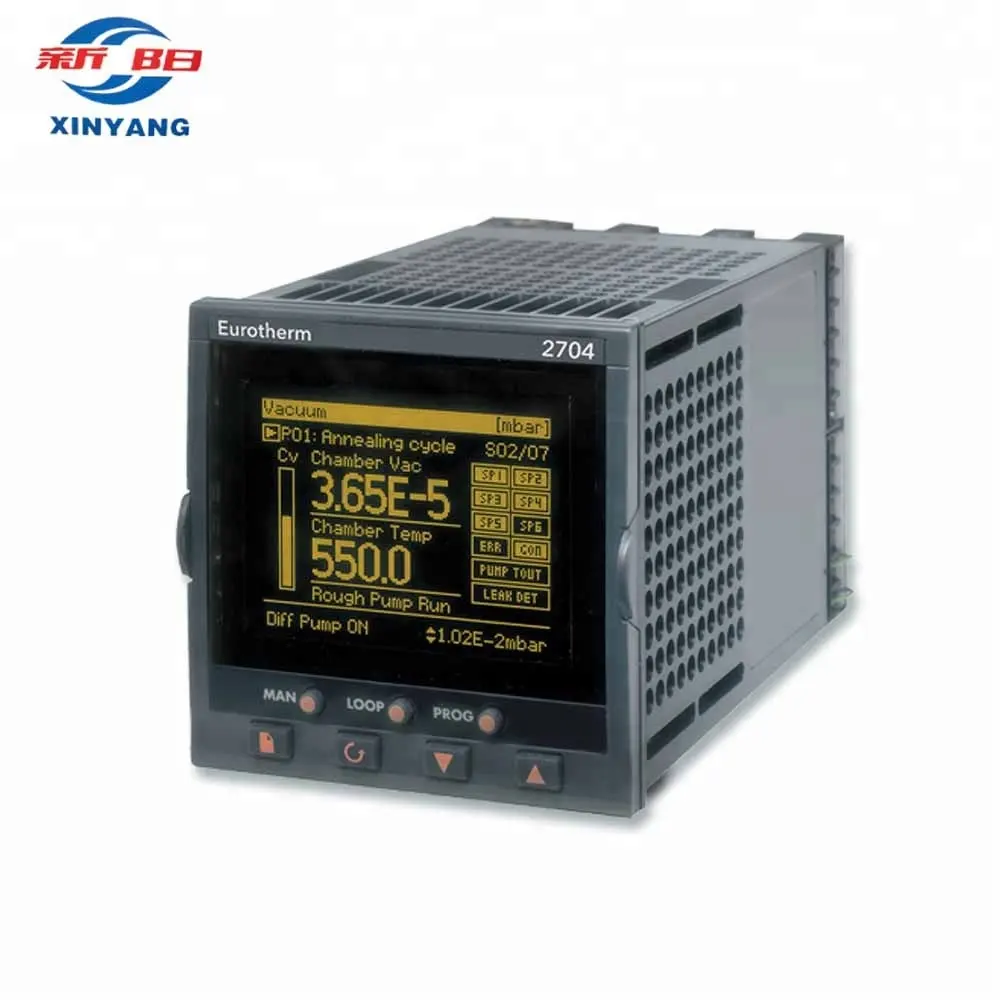 Eurothem avançado Multi-função loop PID controlador de temperatura de 2704 para o controle de umidade