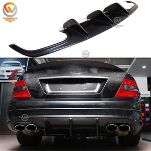 Difusor de parachoques trasero de fibra de carbono, aleta grande, Clase C, W204, C300, C350, DTM, 2008-2011 - Product Image 2