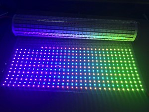 30*30 piksel RGB tam renkli APA102C esnek <span class=keywords><strong>LED</strong></span> piksel Panel AYDINLATMA DC5V;panel boyutu: 50cm * 50cm