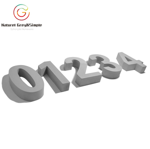 Decorative Furnishing <strong>Articles</strong> Magnetic Beton Concrete Cement Letters