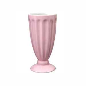 Kök ile yenilik pembe renk seramik dondurma fincan - Product Image 1