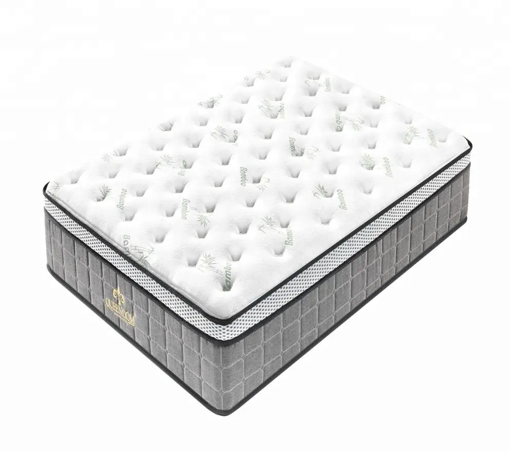 5 Zone Pocket Spring Mattress With Cooling Gel Memory Foam Pillow Top