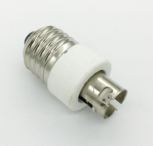 高品質コンバーターE27E26からBA15dランプホルダーソケットアダプターE26からBAY15dBA15sアダプター