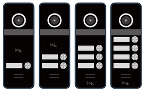 Home Security <strong>Intercom</strong> Multi Apartment <strong>Video</strong> Door Bell <strong>Video</strong> <strong>Intercom</strong> <strong>System</strong> for 4-apartments - Product Image 6