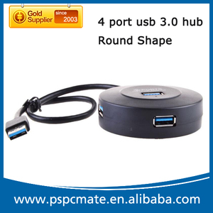 高速圆形 Usb 集线器 3.0，企业礼品 4 端口 Usb 3.0 集线器 - Product Image 5