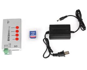 T-1000B sd card пиксель контроллер программируемый SPI выходной сигнал полноцветный светодиодный диммер - Product Image 1