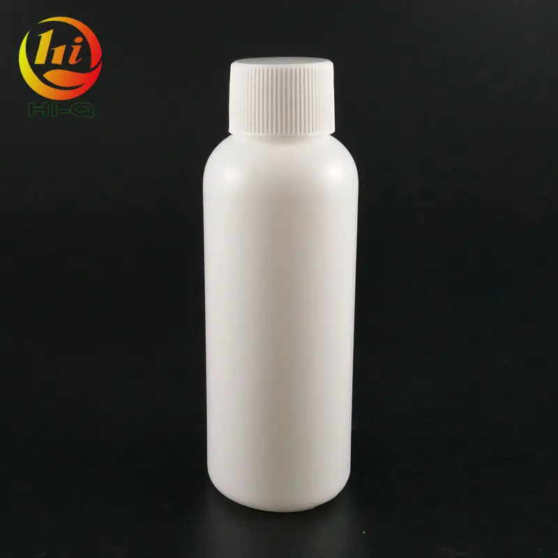 Großhandel 100 ml chemische Flasche HDPE 100 ml Plastik Medizin flaschen mit Schraub verschluss