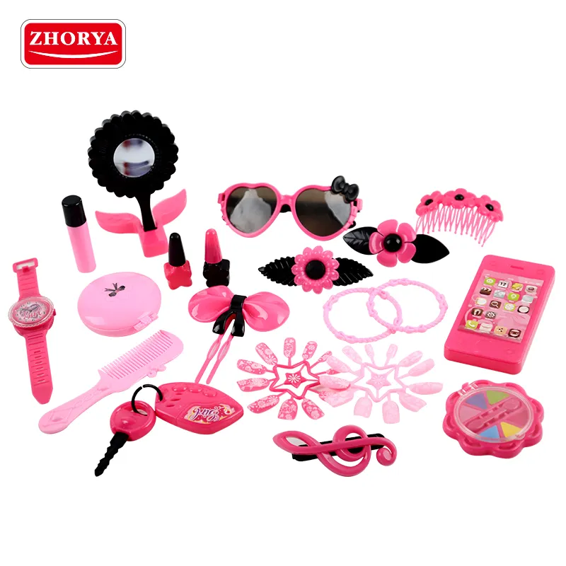 All'ingrosso 20 pezzi moda rosa bellezza bambini set trucco