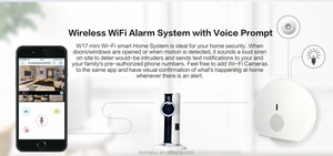 WiFi <strong>Alarm</strong> System Kit Included PIR Sensor Remote <strong>Control</strong> Door Sensor for Smart Home - Product Image 4