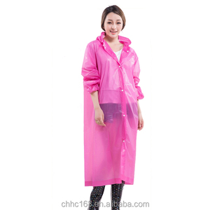Long Reusable EVA/peva Cheap Price <strong>Rain</strong> Coat Raincoat - Product Image 2