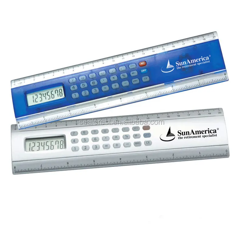 Cheap Custom Logo Printed Promotional 8 Digit Electronic Ruler Calculator