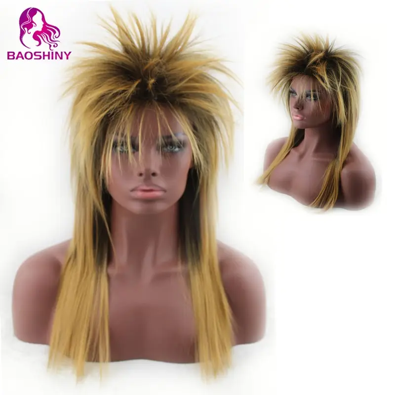 Wig Cosplay Poni Kecil, Wig Rambut Sintetis Merah Muda Pendek, Wig Pelucas Pesta