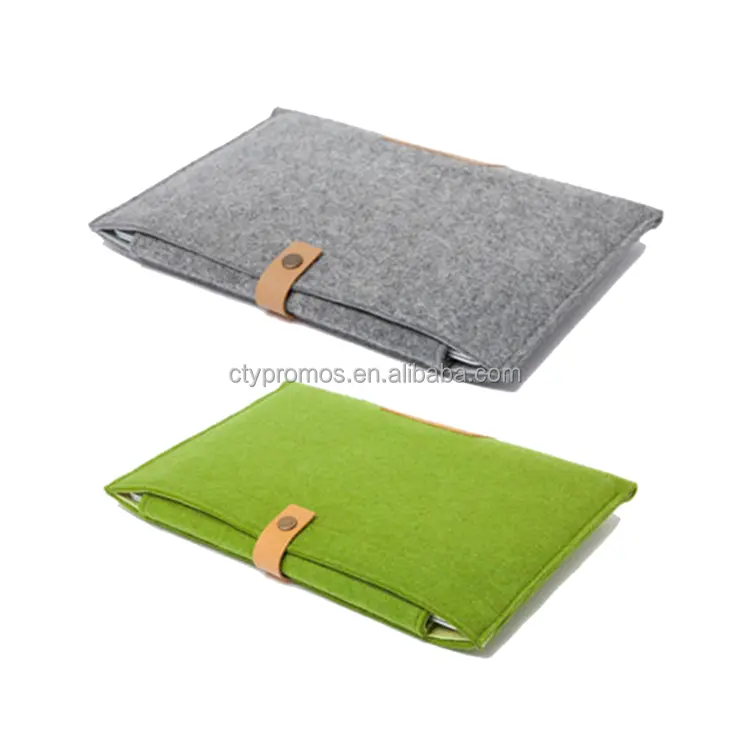 Bolsa para laptop, capa de feltro de lã para laptop e macbook